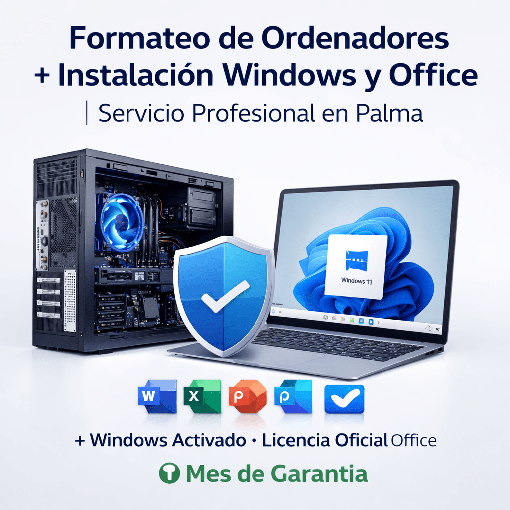 FORMATEO DE ORDENADORES MALLORCA